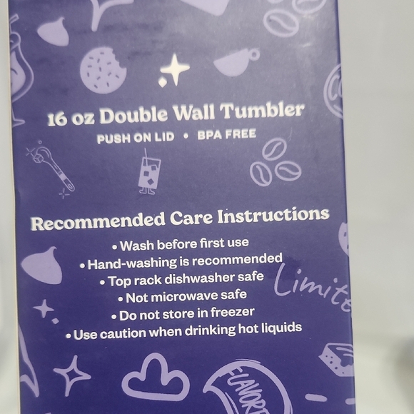 Purple Travel Mug - Picture 2 of 3